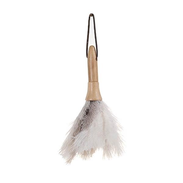 はたき フェザー ダスター ほこり取り ダルトン DULTON 掃除 埃 植物 ( そうじ ハタキ モップ ハンディ ほこりとり 静電気 観葉植物 ダチョウ 羽 おしゃれ ホコリ オーストリッチ オーストリッチフェザー 竹 バンブー 天然素材 ) 【ホワイト】 ホワイト