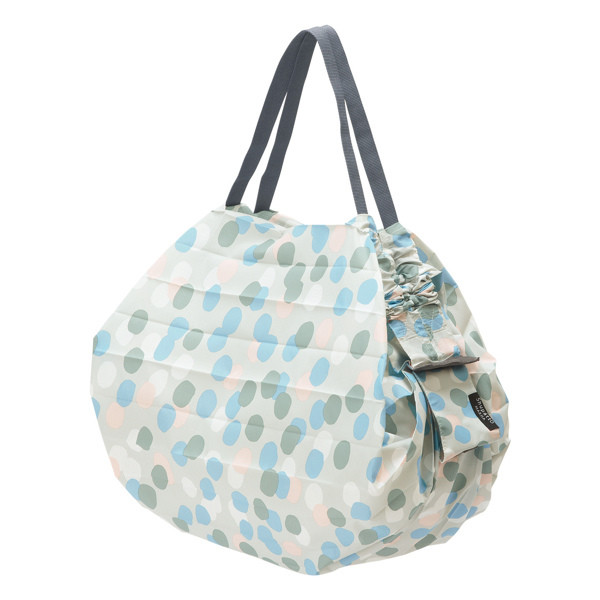 マーナ shupatto シュパット コンパクトバッグ M エコバッグ ( MARNA マイバッグ エコバック 買い物バッグ 洗濯可能 北欧 コンパクト 折りたたみ マチ広 レジバッグ サブバッグ 買い物袋 買い物かばん ショッピングバッグ おすすめ ) 【あられ】 あられ