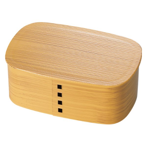 弁当箱 1段 700ml 曲げわっぱ HAKOYA ( お弁当箱 ランチボックス 食洗機対応 レンジ対応 わっぱ 風 一段弁当箱 日本製 お弁当 弁当 一段 軽量 食洗機OK レンジOK ランチベルト付き プラスチック 大人 和風 ) 【 ひのき 】 ひのき