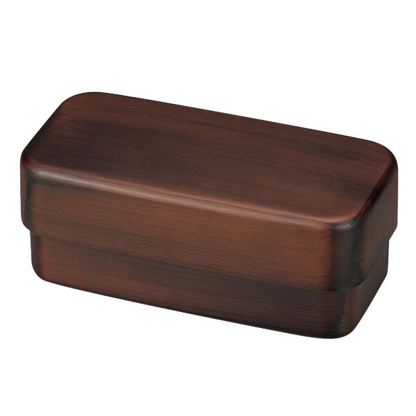 お弁当箱 2段 950ml 長角弁当 木目塗 栃木目 ランチボックス ( 弁当箱 二段 レンジ対応 食洗機対応 男子 大容量 木目 日本製 大人 レンジOK 食洗機OK お弁当 入れ子式 ランチベルト付き 男性 ランチ 弁当 )