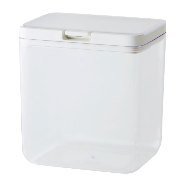 マーナ 保存容器 2L GOOD LOCK CONTAINER グッドロックコンテナ ワイドトール パッキン付き 2個セット ( MARNA 密閉 プラスチック キャニスター 調味料入れ 積み重ね スタッキング シンク下 ワンタッチ 保存 容器 軽量 ) 【クリア】 クリア