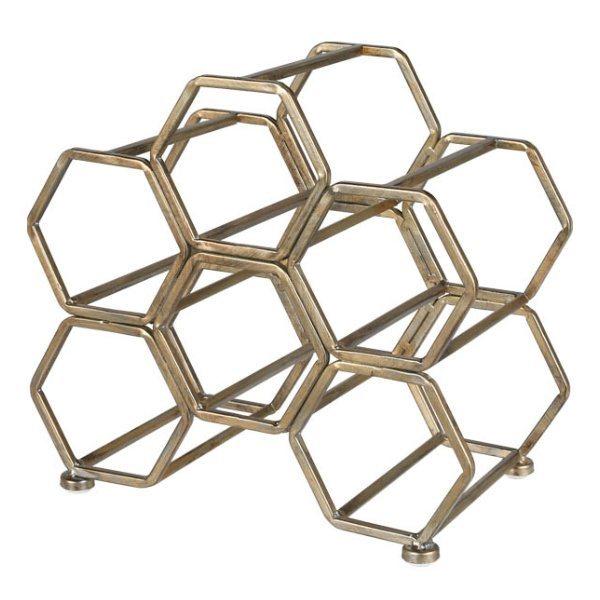 ワインラック DULTON ダルトン ハニーコンボ ワインボトル 6本 収納 スチール製 ( ワイン収納 ワイン ラック アンティーク インテリア 保存 保管 キッチン収納 ワインストッカー おしゃれ ワイン棚 ボトルラック )