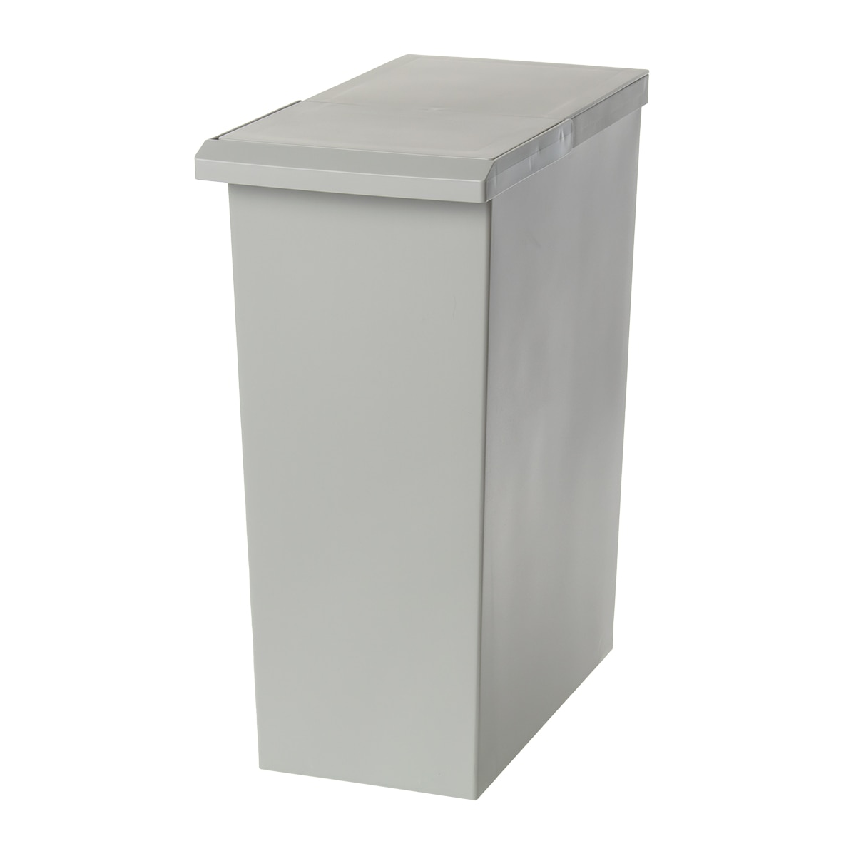 ゴミ箱 30L TOSTE レバーオープン ( ごみ箱 トステ 30リットル ダストボックス 棚下 OK 分別 ふた付き シンプル スリム おしゃれ フラップオープン キャスター付き 袋 見えない キッチン ) 【グレー】 グレー