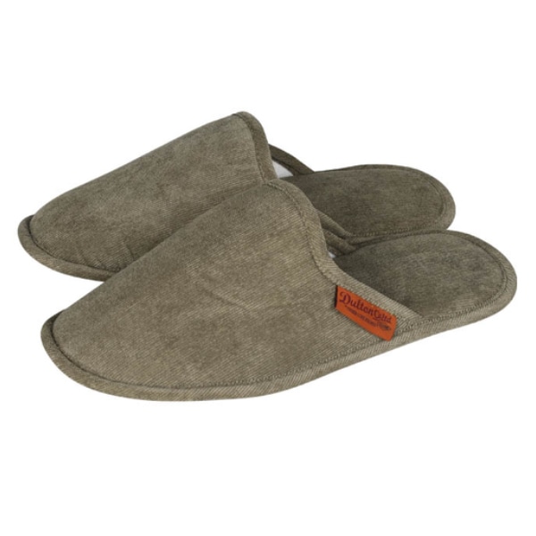 スリッパ 25.0~28.0cm コーデュロイ 男性用 メンズ ダルトン DULTON ( ルームシューズ ルームスリッパ 室内 収納袋付き 持ち運び 滑りにくい 樹脂製 前詰まり 外縫い 来客用 部屋履き オールシーズン シンプル ) 【グリーン】 グリーン