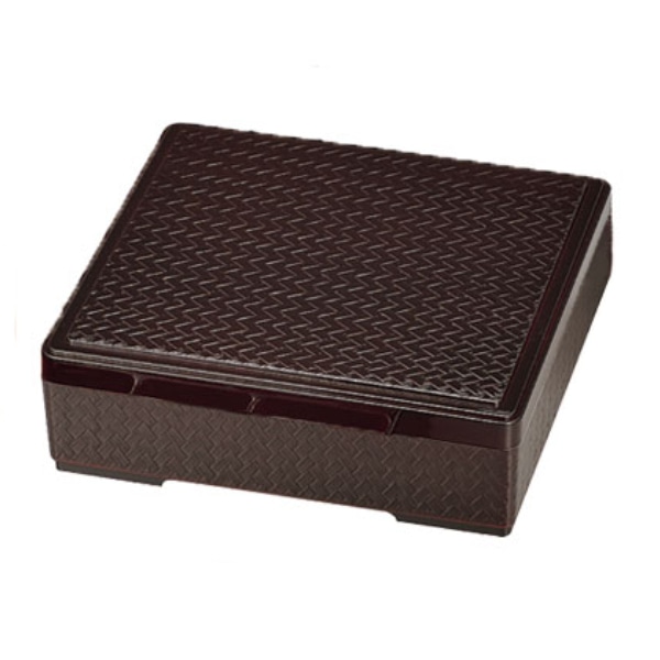 弁当箱 松華堂 1段 2000ml 2人 3人用 ( 松花堂 一段 会席弁当 中仕切り付き 行楽 和風 行楽弁当箱 日本製 弁当 お弁当 1段重箱 一段重箱 お弁当箱 ランチボックス オードブル重 お正月 運動会 )