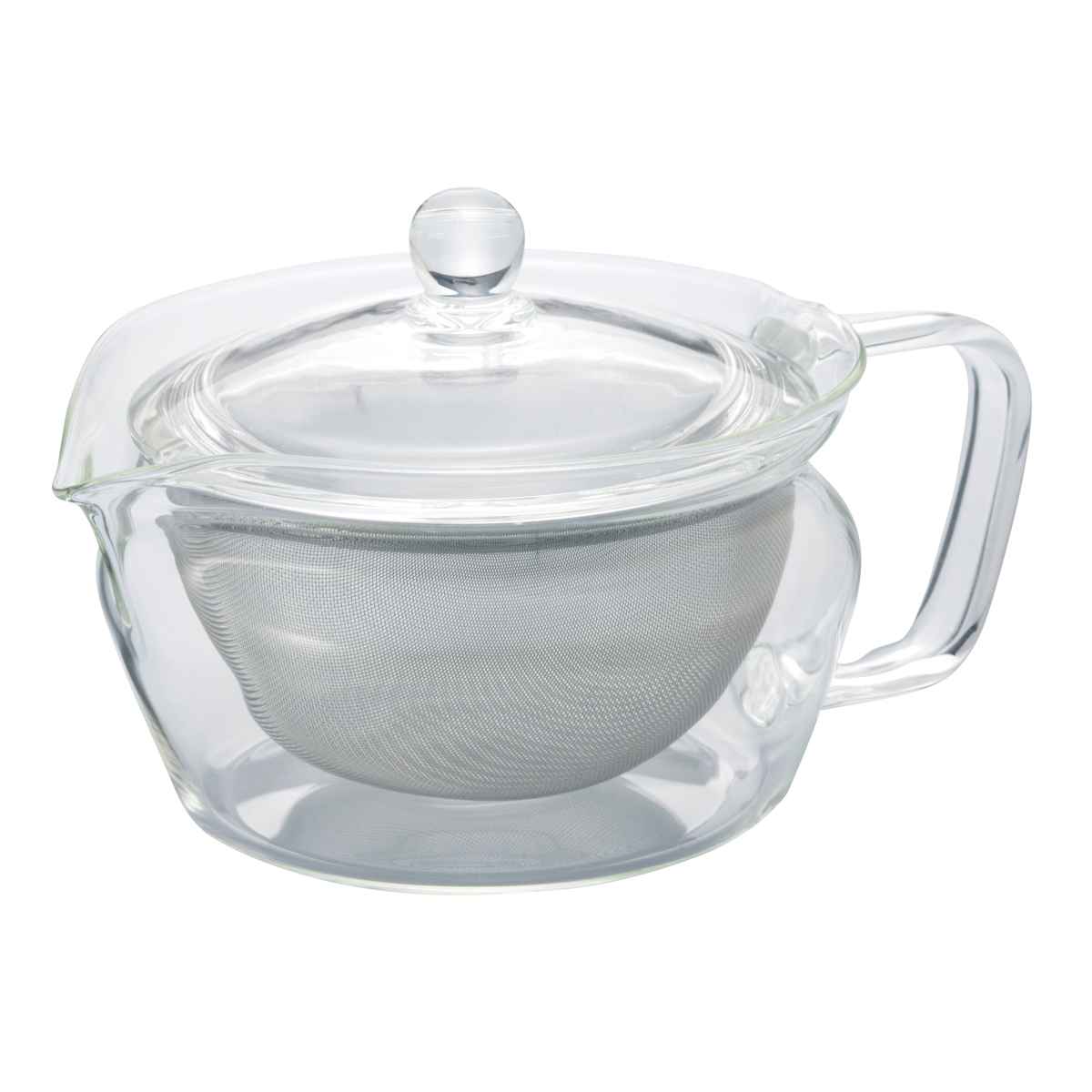 ハリオ 茶茶急須 禅 300ml 耐熱ガラス CHZ-30T ( HARIO 電子レンジ対応 きゅうす ティーポット 茶器 ポット ガラス 茶こし付き 茶漉し お茶 洗いやすい 煎茶 緑茶 ほうじ茶 おしゃれ )