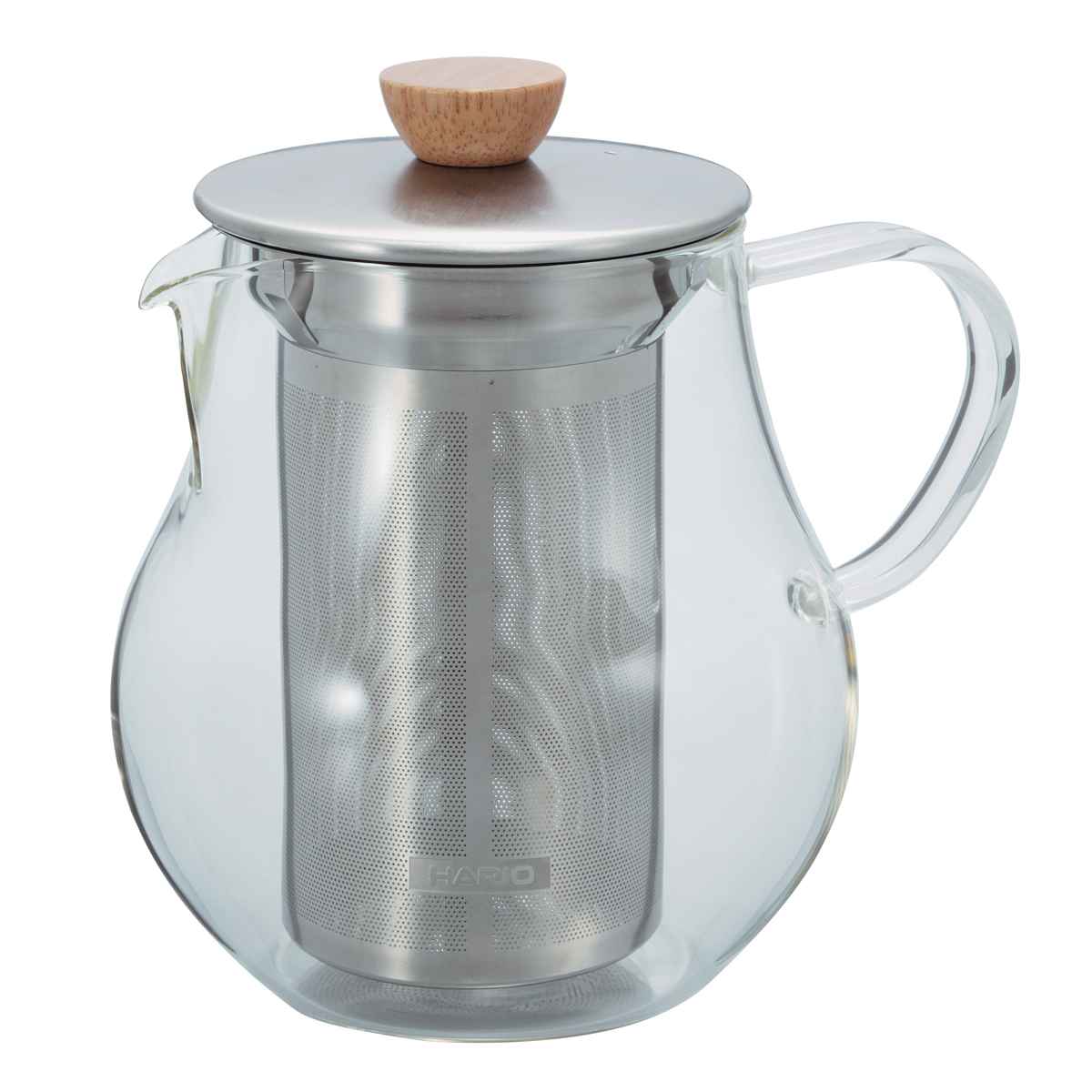 ハリオ ティーポット 700ml 耐熱ガラス TPC-70HSV ( HARIO 電子レンジ対応 ティーピッチャー 紅茶ポット ストレーナー 茶こし ティーサーバー 紅茶 ガラスティーポット おしゃれ お茶用品 ティーウェア 茶器 広口 ガラス )