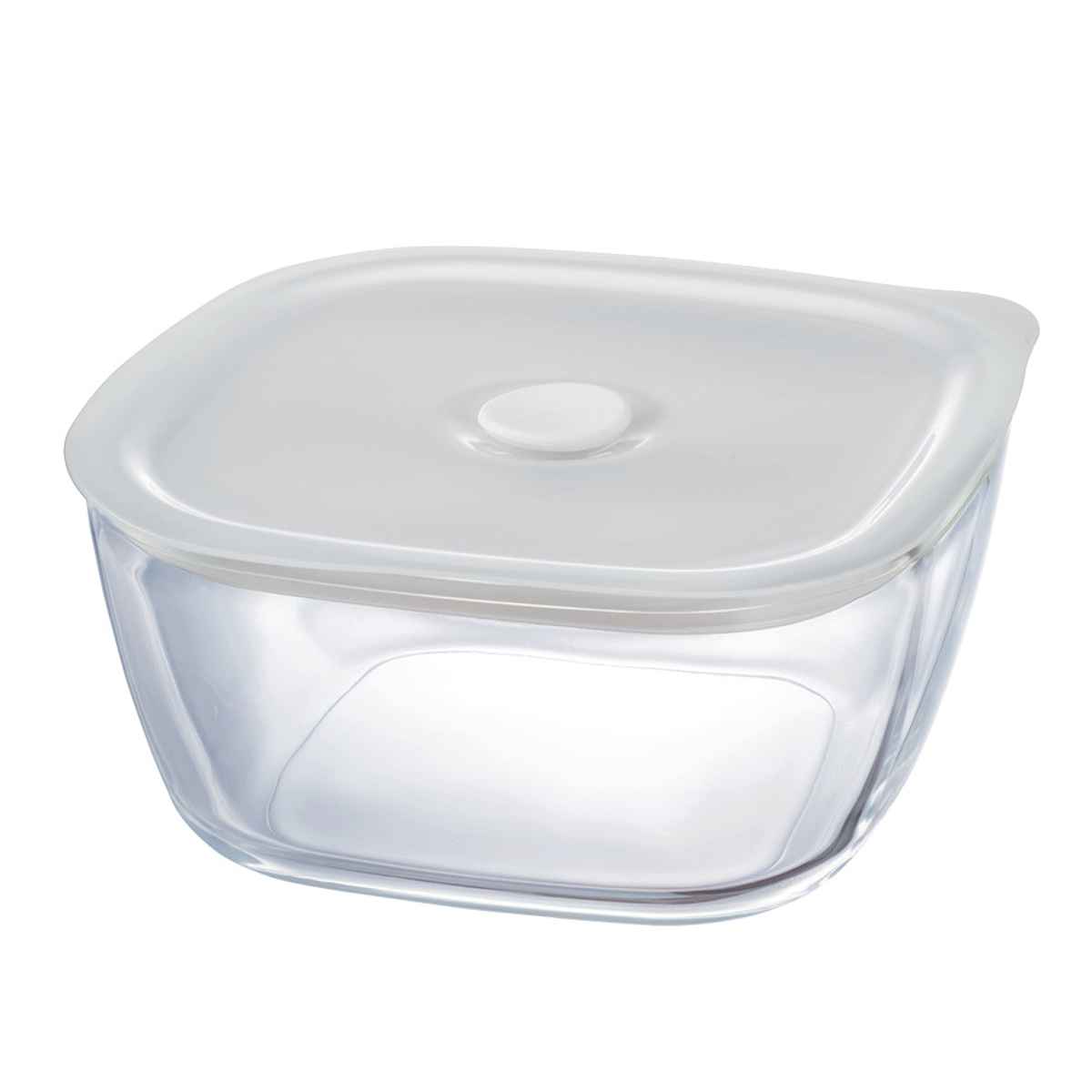 ハリオ 保存容器 1.2L 耐熱ガラス製密閉保存容器 角型 ( HARIO 耐熱ガラス 密閉 ガラス 電子レンジ対応 食洗機対応 オーブン対応 日本製 耐熱容器 保存 容器 食品保存 ガラス容器 キャニスター ガラス保存容器 1200ml )