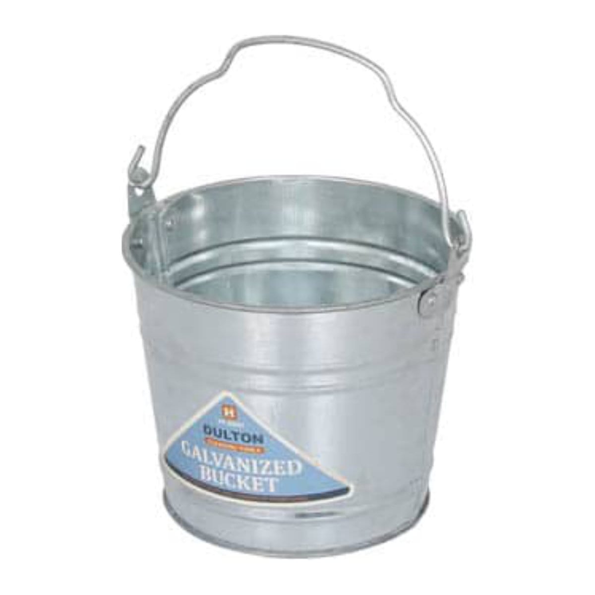 バケツ 1L ガルバナイズドバケツ ( ばけつ スチール製 1リットル ガーデニング 収納 取っ手付き 小さい 幅15.5×奥行14×高さ13cm シルバー グレー オリーブ おしゃれ ) 【シルバー】 シルバー