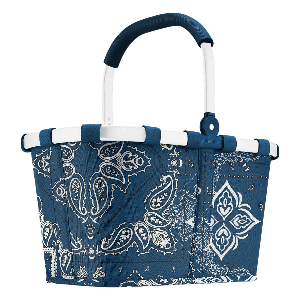 買い物カゴ reisenthel ライゼンタール CARRYBAG FRAME ( キャリーバッグ 買い物かご ショッピングバッグ 折りたたみ マイバッグ レジカゴ エコバッグ 軽量 レジかご 車 アウトドア 買い物バッグ おしゃれ ) 【BANDANABLUE】 BANDANABLUE