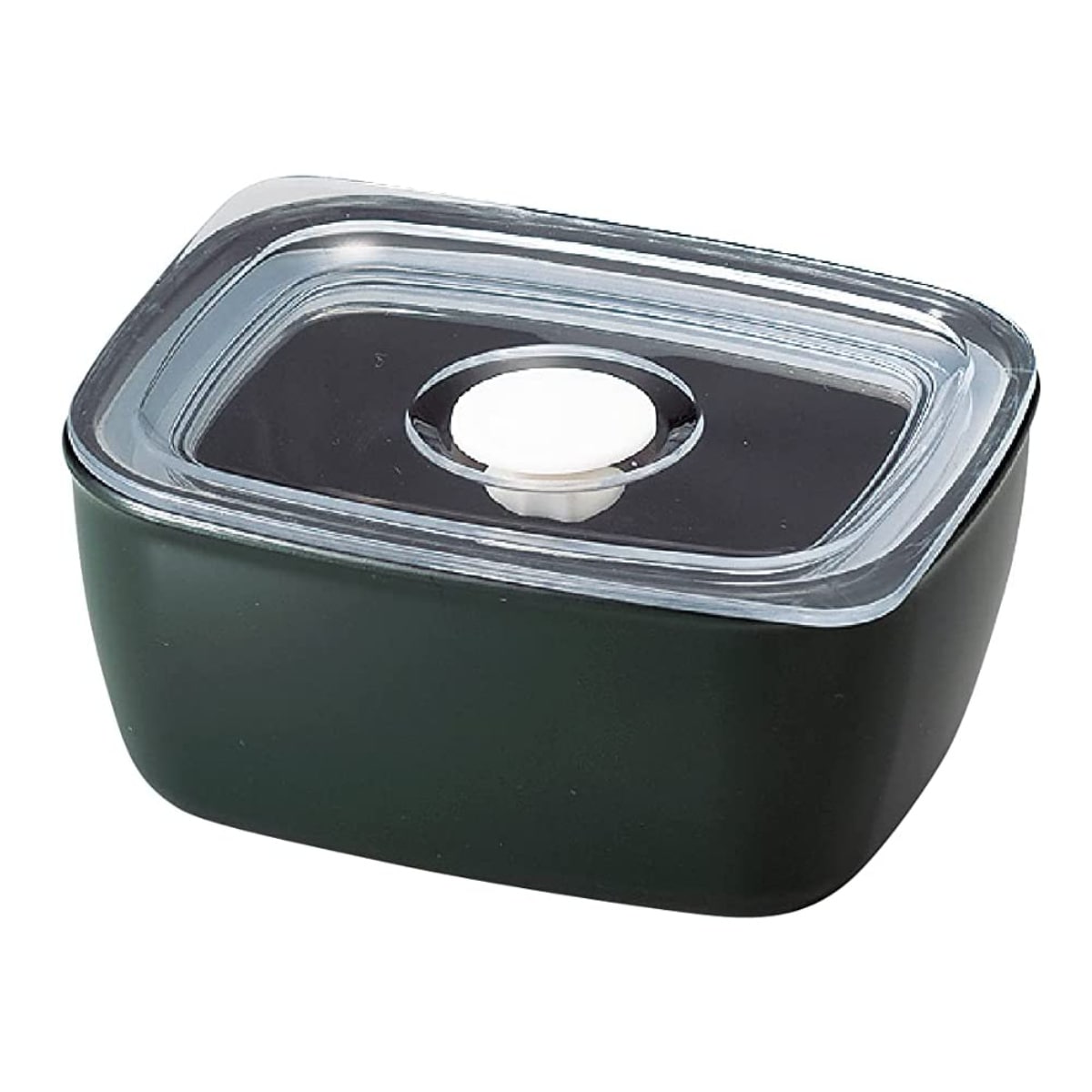 保存容器 260ml さっと洗える保存容器 S 260 ( 密閉 プラスチック 日本製 電子レンジ対応 食洗機対応 エア弁付き 保存 容器 密閉容器 食品保存 食品保存容器 プラスチック容器 便利 フルーツ入れ フルーツ容器 エア弁 ) 【ダークグリーン】 ダークグリーン