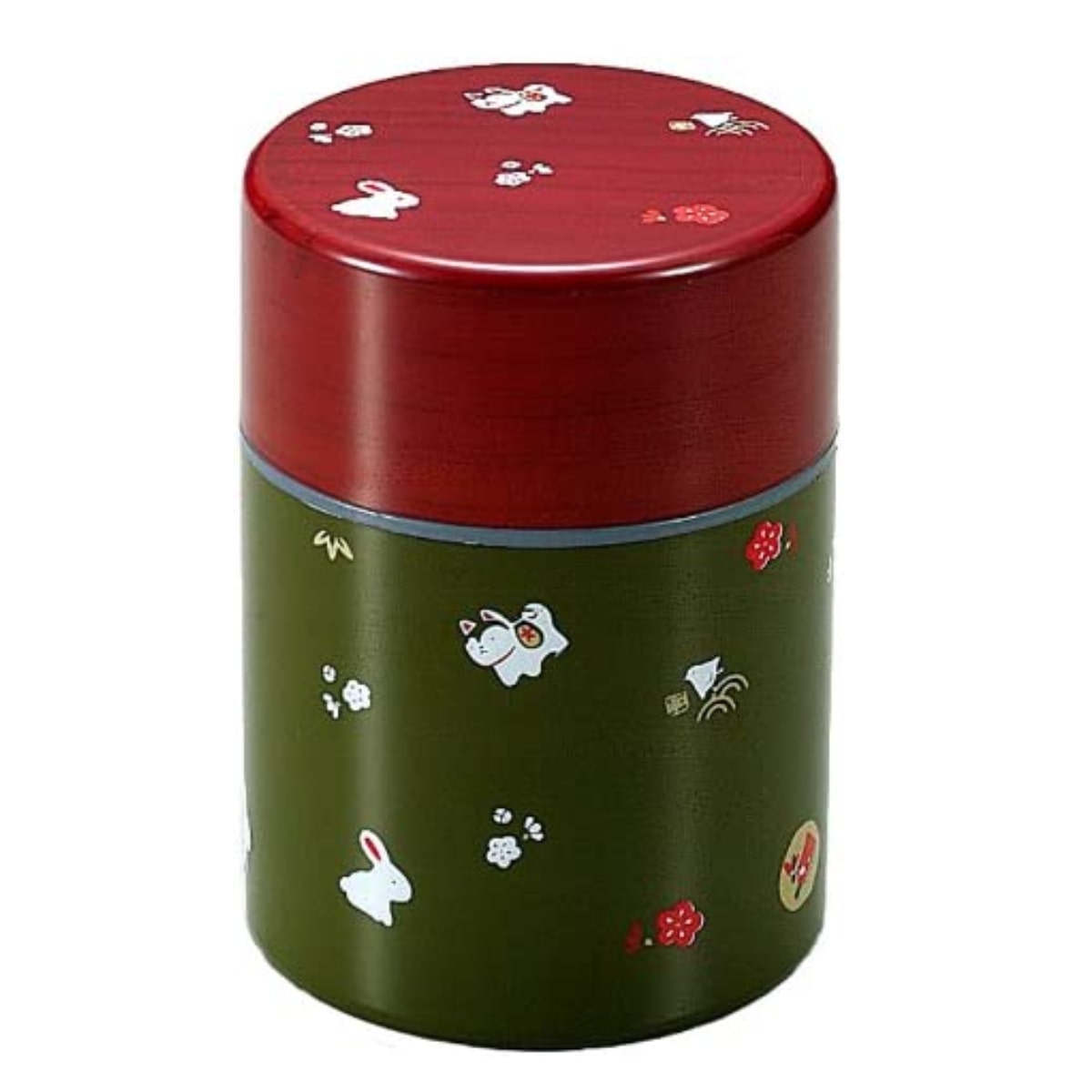 茶筒 250ml 茶筒丸 小 緑小粋 HAKOYA ( おしゃれ 日本製 かわいい お茶 和風 お茶容器 茶葉容器 保存容器 保存缶 茶缶 お茶缶 キャニスター 保存 容器 茶 茶葉 茶葉保存 お茶葉保存 お茶葉容器 お茶っぱ入れ ) 【緑】 緑