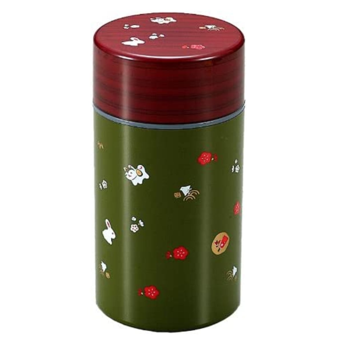 茶筒 400ml 茶筒丸 大 緑小粋 HAKOYA ( おしゃれ 日本製 かわいい お茶 和風 お茶容器 茶葉容器 保存容器 保存缶 茶缶 お茶缶 キャニスター 保存 容器 茶 茶葉 茶葉保存 お茶葉保存 お茶葉容器 お茶っぱ入れ ) 【緑】 緑