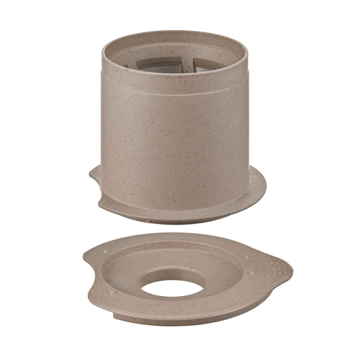 ドリッパー 1杯用 BATON バトン コーヒー粉 プラスチック ( HARIO 食洗機対応 コーヒードリッパー コーヒーブリュワー エコ ペーパーレス アタッチメント付き コーヒー用品 コーヒーグッズ コーヒー 珈琲 ハンドドリップ おしゃれ )