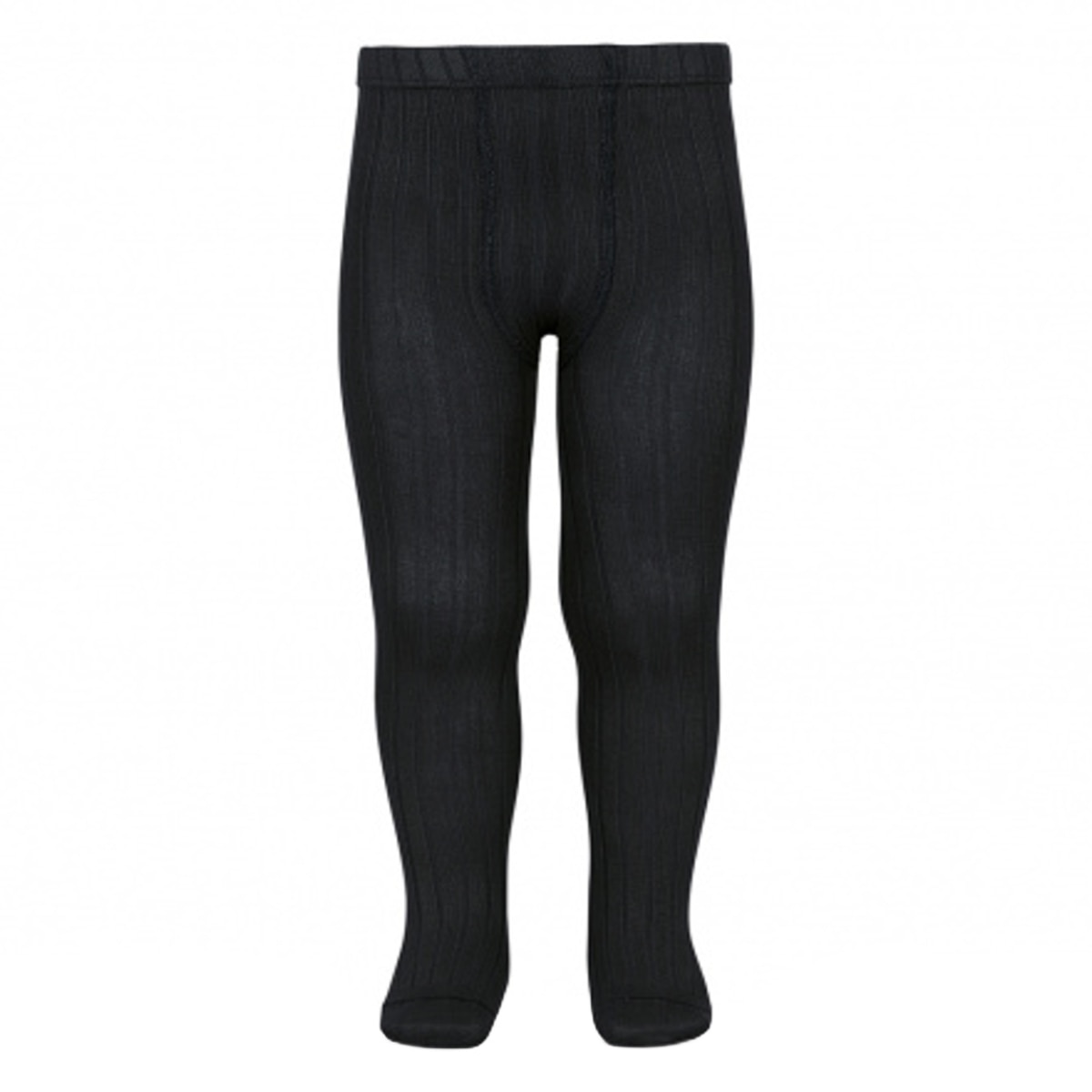 タイツ condor コンドル 子供 95~142cm ベーシック リブタイツ カラー1 ( カラータイツ 子供用タイツ キッズ ジュニア ベーシックタイツ リブ 丈夫 スペイン製 手触り 肌触り 滑らか おしゃれ 95 100 110 120 130 140 cm ) 【ネグロ 6】 ネグロ 6
