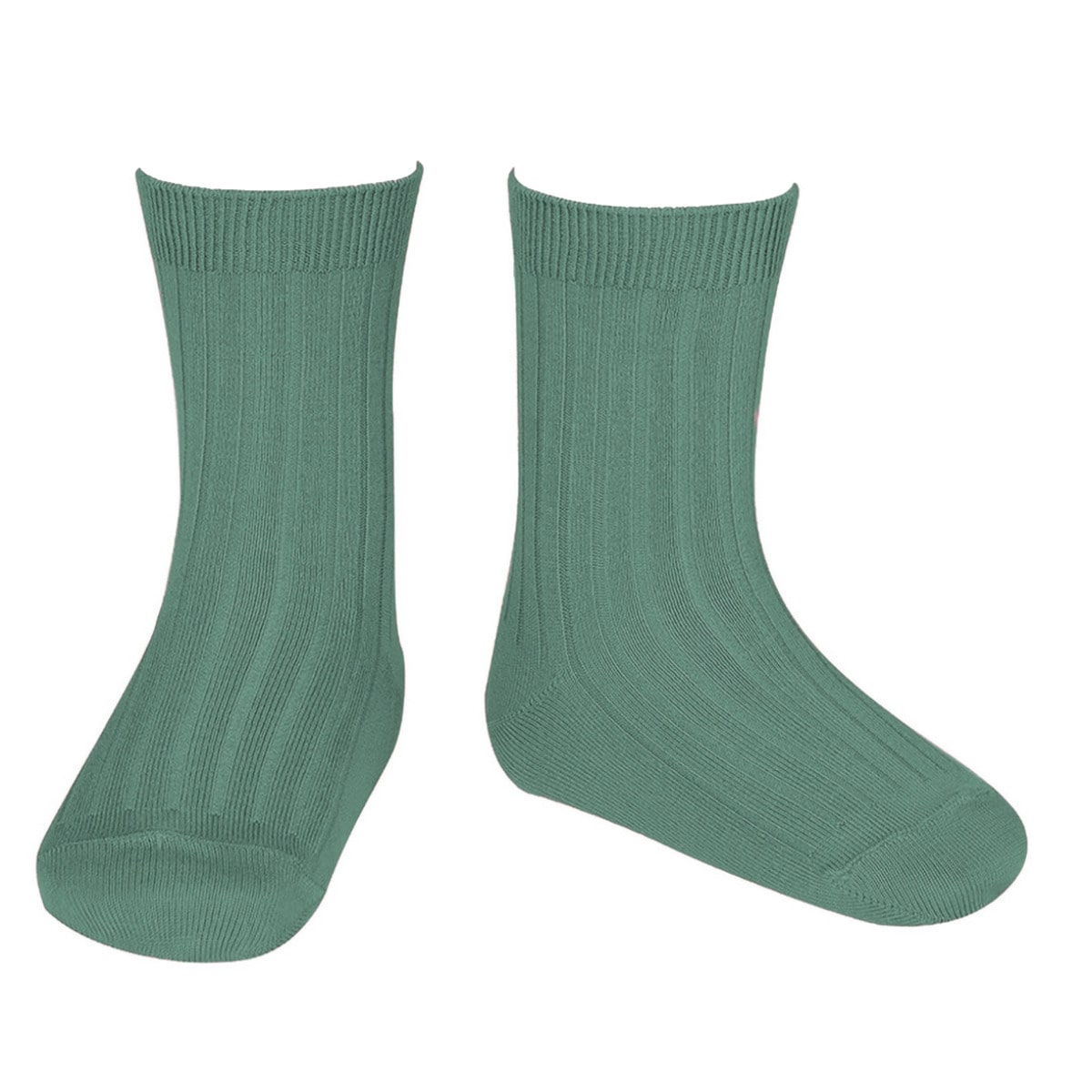 靴下 condor 子供 9.5cm~13.5cm リブ ショートソックス カラー3 ( コンドル ソックス 子ども用靴下 くつ下 くつした ベビー キッズ リブソックス Basic rib short socks 9.5 10 10.5 11 11.5 12 12.5 ) 【ジェイド 0】 ジェイド 0