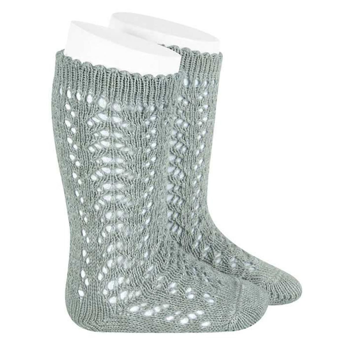 靴下 condor 子供 4歳~11歳 パール オープンワーク ニーソックス カラー2 ( コンドル 子ども用靴下 キッズ ジュニア ソックス くつ下 くつした Perle openwork knee socks ニーハイソックス ハイソックス 丈夫 キッズ用 ) 【ベルデセコ 10】 ベルデセコ 10