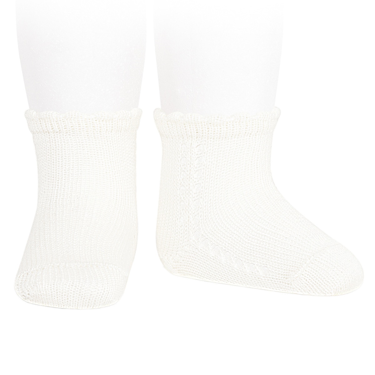 靴下 condor コンドル 13.5~19cm サイド オープンワーク パール ショートソックス ( ソックス 子ども用靴下 子供 キッズ くつ下 くつした 丈夫 キッズ用 綿 コットン スペイン製 ギフト おしゃれ ) 【ナタ 6】 ナタ 6