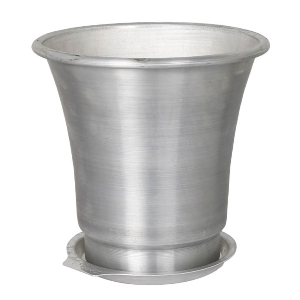 ダルトン ポット&ソーサー L アルミニウム ( DULTON ポット 植木鉢 プランター アルミポット 鉢 プラントポット 鉢ポット アルミ ソーサー付き ソーサー 観葉植物 )