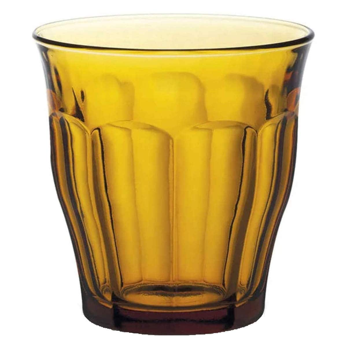 DURALEX デュラレックス グラス 250ml PICARDIE ピカルディ 強化ガラス ( コップ 食洗機対応 電子レンジ対応 食器 ガラス ガラスコップ ガラス製 丈夫 シンプル クリア 透明 洋食器 おしゃれ ) 【アンバー】 アンバー
