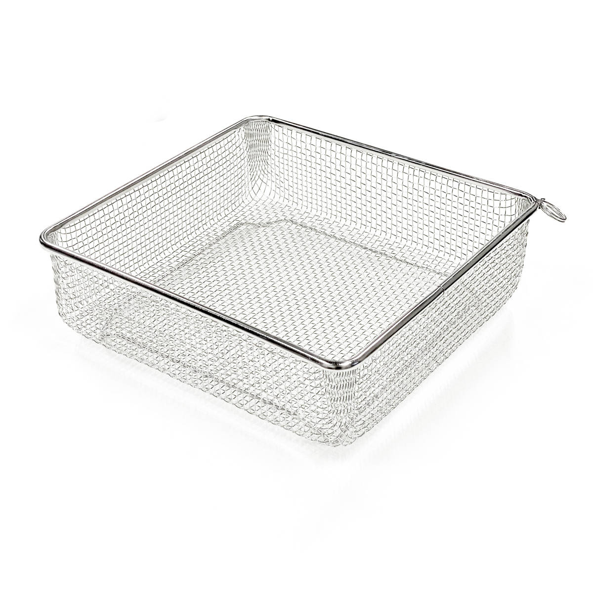 ビーワーススタイル すっきり暮らす水切りかご スクエアタイプ ( 水切りラック 日本製 ステンレス 水切りかご 水切りカゴ 水切り シンク上 燕三条 食洗機対応 水切りバスケット ざる ザル コンパクト 大容量 )