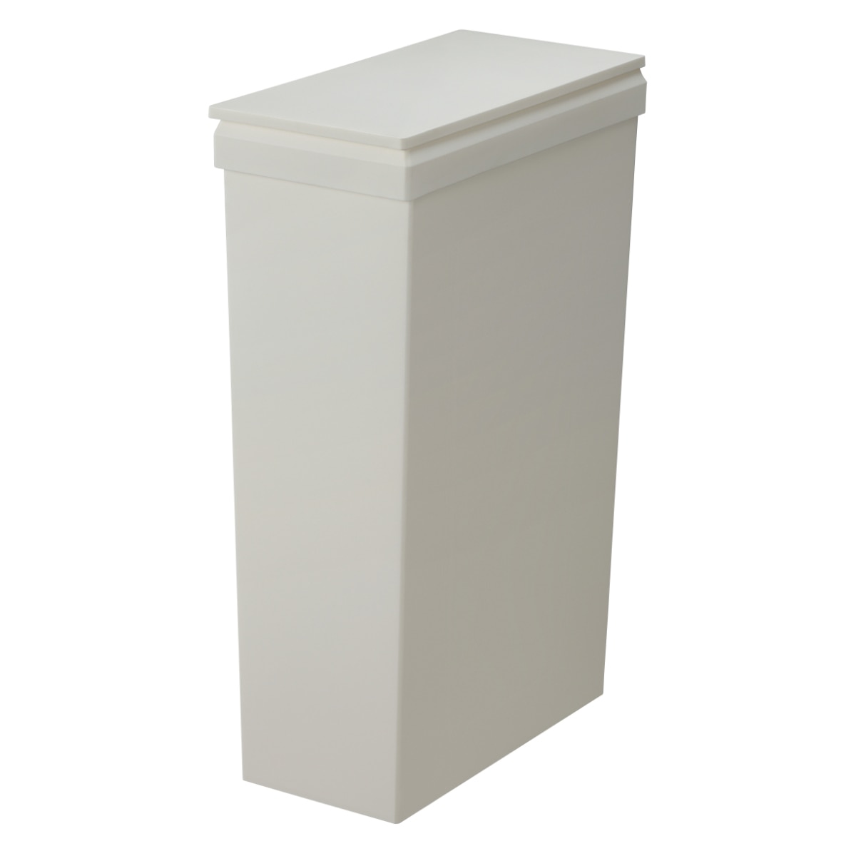 ゴミ箱 40L SOLOW ソロウ 袋の交換が楽なダストボックススリム ( ごみ箱 40リットル ふた付き スリム 袋交換 簡単 分別 防汚加工 抗菌加工 キャスター付き シンプル ホワイト ブラック 日本製 ) 【ホワイト】 ホワイト