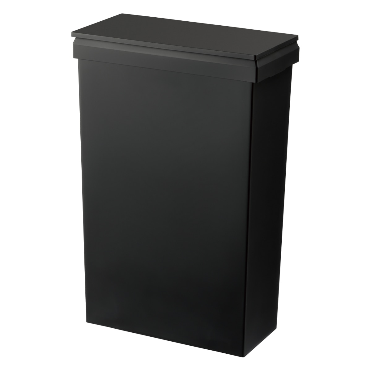 ゴミ箱 40L SOLOW ソロウ 袋の交換が楽なダストボックスワイド 同色3個セット ( ごみ箱 40リットル ふた付き ワイド 袋交換 簡単 分別 防汚加工 抗菌加工 キャスター付き シンプル ホワイト ブラック 日本製 ) 【ブラック】 ブラック