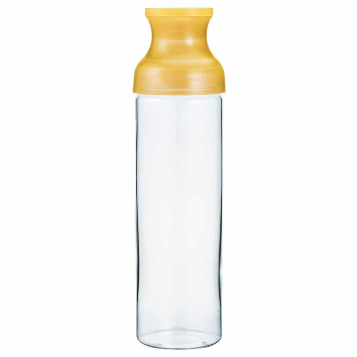 ハリオ フィルターインカラフェ 1L 耐熱ガラス ( HARIO 食洗機対応 冷水筒 水差し 麦茶ポット 水さし 冷水ポット カラフェ 熱湯 スリム ストレーナー付き 茶こし付き 茶漉し 水出し茶 フレーバーウォーター おしゃれ ガラス ) 【イエロー】 イエロー