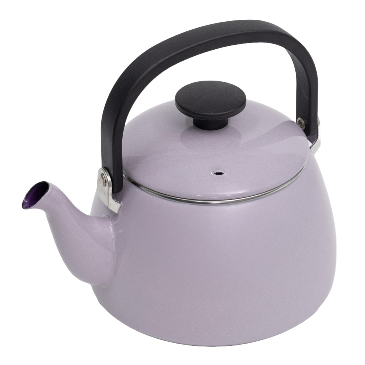 ケトル 2.5L IH対応 Cotton Plus 富士ホーロー Honey Ware ( ハニーウェア ガス火対応 ホーロー ヤカン やかん 2.5リットル ホーロー製ケトル ホーローケトル 湯沸し IHケトル おしゃれ ) 【パープル】 パープル