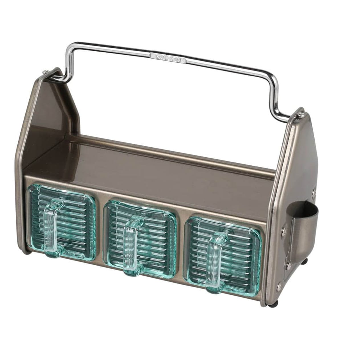 調味料ラック ダルトン TABLE ORGANIZER スチール 小物収納 ( DULTON スパイスラック 調味料ケース 収納 スタンド ガラス 収納ラック 調味料入れ ストッカー ガラスポット 持ち運び おしゃれ キッチン 洗面所 文具 ) 【ロー】 ロー