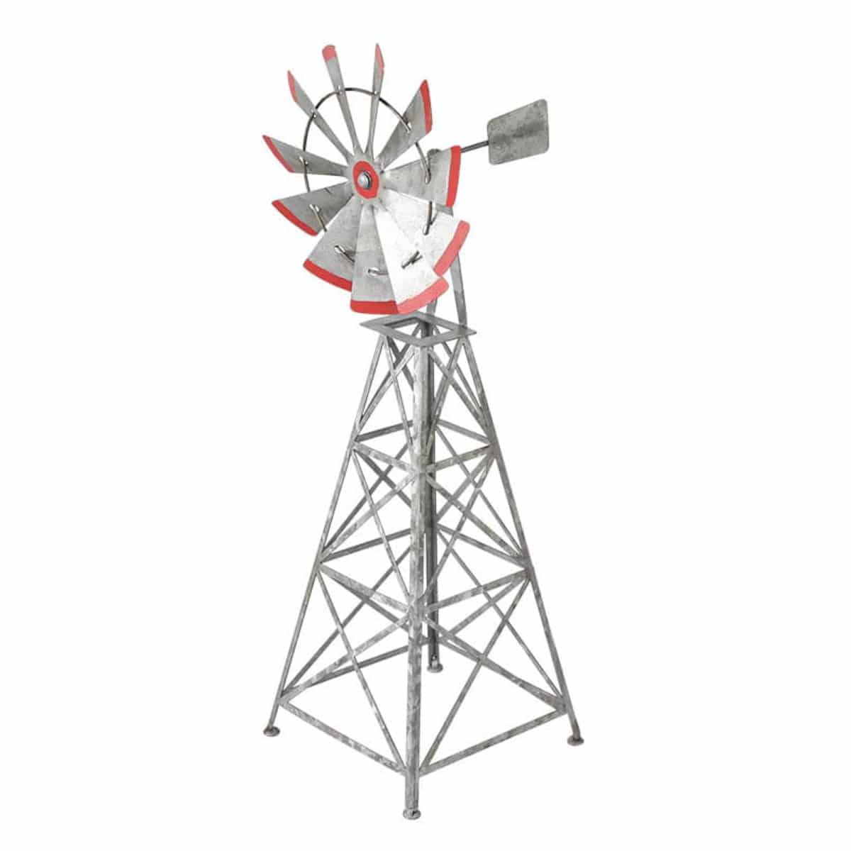 ダルトン リトル ウィンドミル グリーン ( オーナメント 風車 置物 アイアン 鉄 飾り インテリア ガーデニング オブジェ 雑貨 おしゃれ レトロ アンティーク風 ビンテージ アイアン製 鉄製 ) 【ガルバ】 ガルバ