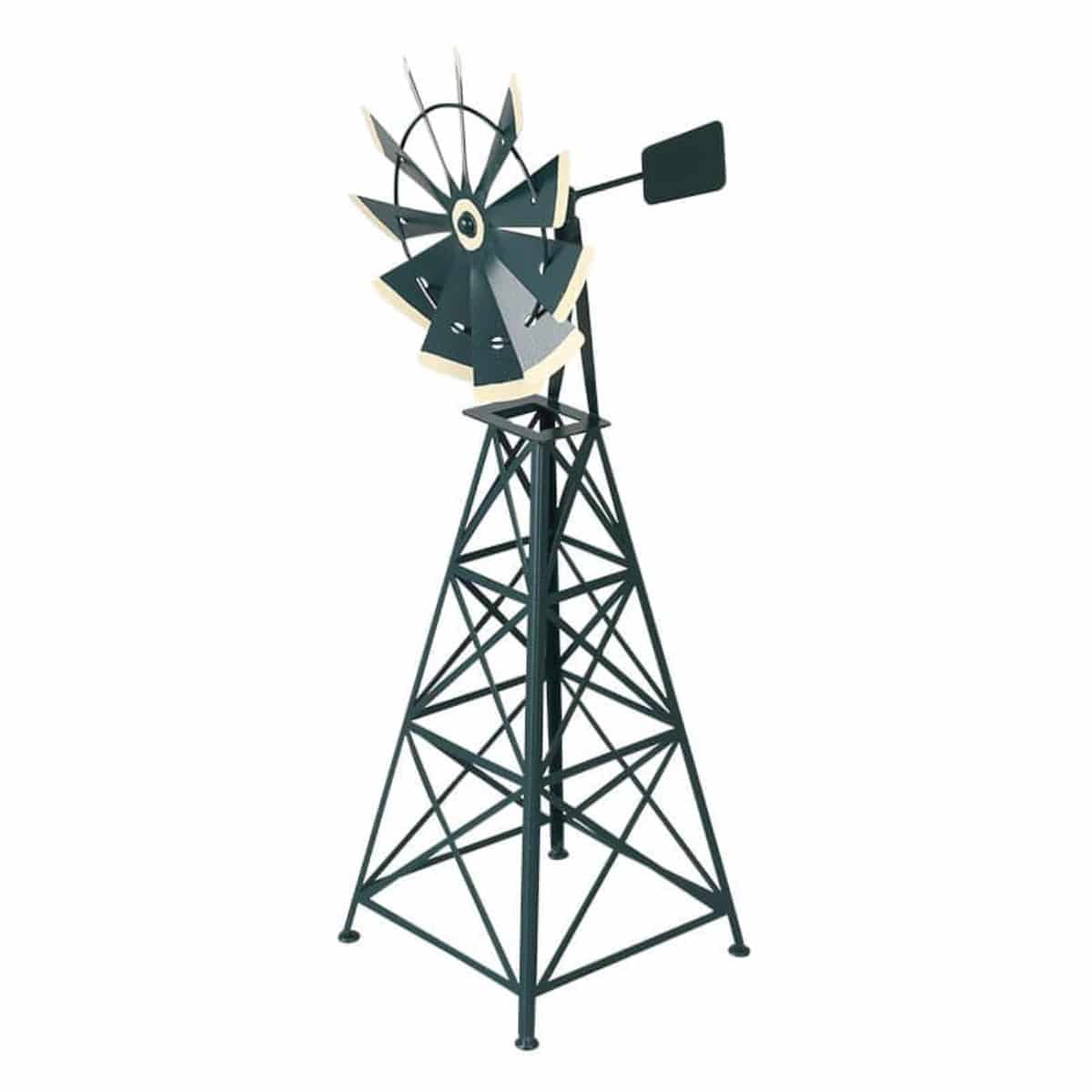 ダルトン リトル ウィンドミル グリーン ( オーナメント 風車 置物 アイアン 鉄 飾り インテリア ガーデニング オブジェ 雑貨 おしゃれ レトロ アンティーク風 ビンテージ アイアン製 鉄製 ) 【グリーン】 グリーン