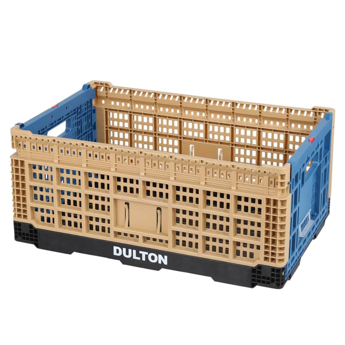 DULTON バスケット フォールディング メッシュストレージ 48L ( ダルトン 幅60×奥行40×高さ26cm かご カゴ 折りたたみ 積み重ね 小物収納 頑丈 収納 アウトドア キャンプ 小物入れ おしゃれ 丈夫 ガーデニング ランドリー 衣類 ) 【コヨーテ】 コヨーテ