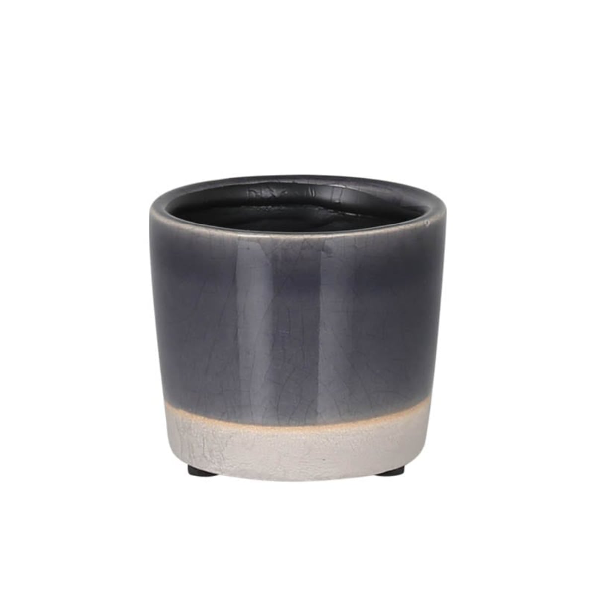 ダルトン 植木鉢 カラー グレイズド ポット カバー 直径8cm ガーデンポット ( 鉢カバー ポットカバー 鉢 植木鉢カバー プランターカバー テラコッタ製 プランター ガーデニング 観葉植物 花 おしゃれ かわいい 2号 ) 【バイオレット】 バイオレット