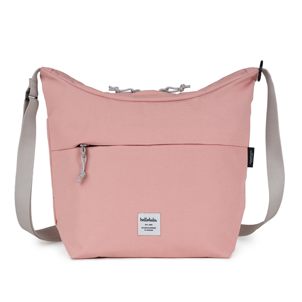 ボディバッグ hellolulu ルーカス LUCAS ( ハロルル ショルダーバッグ バッグ ショルダー 鞄 かばん 軽い 斜め掛け ボトル収納 ループ付き 撥水加工 フェス アウトドア ポケット キークリップ おしゃれ ) 【PrismPink】 PrismPink