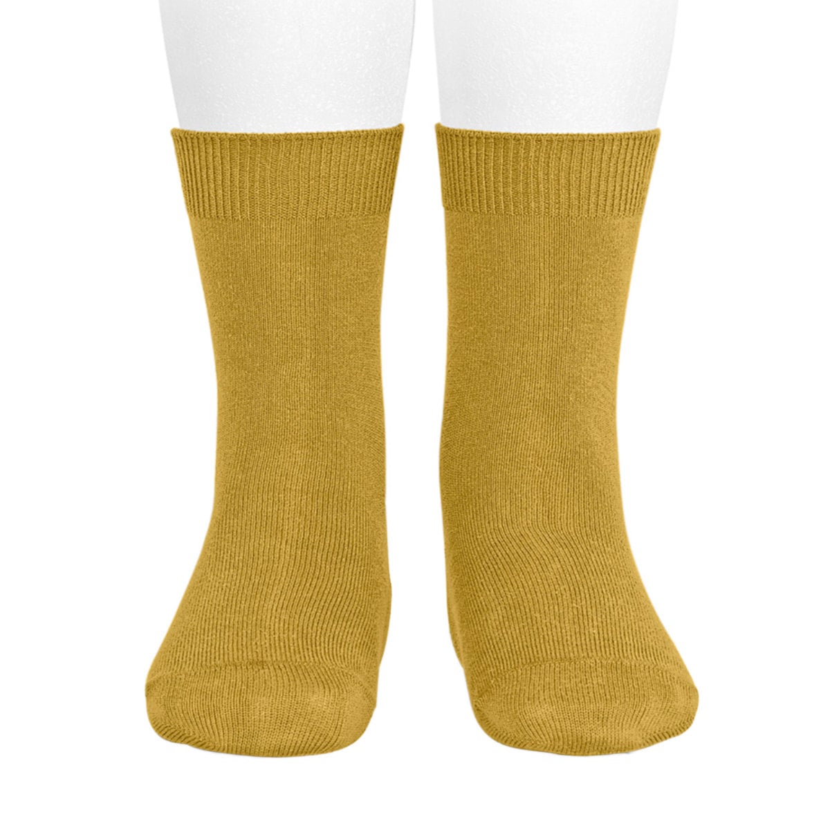 靴下 condor 24.5cm~25.5cm レディース プレーン ショートソックス カラー2 ( コンドル ソックス くつ下 コットン 丈夫 くつした 無地 ステッチ スペイン製 手触り 滑らか 女性 24.5 25 25.5 cm ) 【モスターサ】 モスターサ