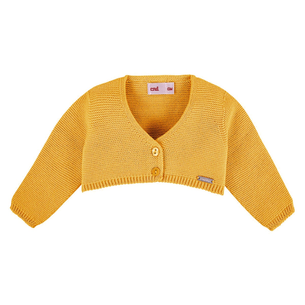 カーディガン condor コンドル 子供 3歳~8歳 ガーターステッチ ショートカーディガン ( ニットカーディガン ボレロ トップス 羽織 長袖 キッズ 子供服 綿 コットン ガーター編み ニットウェア 上着 丈夫 おしゃれ ) 【クリー 8】 クリー 8