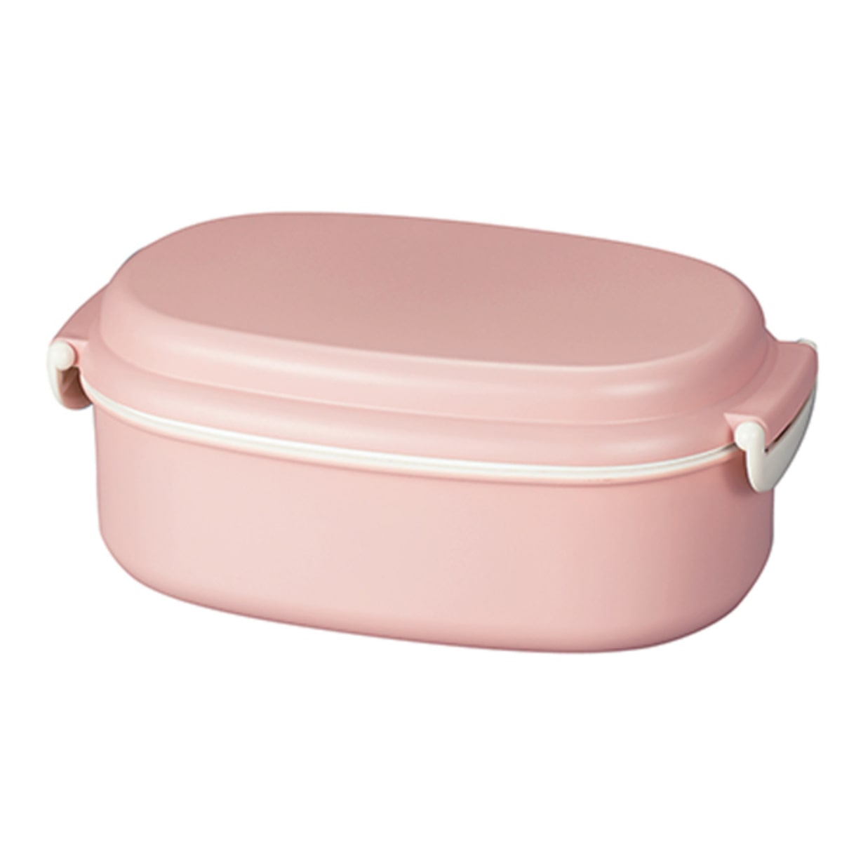 弁当箱 さっと洗えるお弁当箱 プレミアム 730ml 2WAY 2段 ( お弁当箱 ランチボックス レンジ対応 食洗機対応 一段 二段 2way レンジOK 食洗機OK 弁当 お弁当 大人 日本製 ) 【スモーキーピンク】 スモーキーピンク