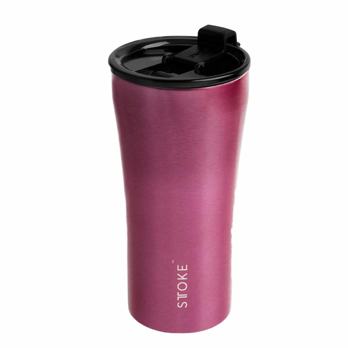 STTOKE ストーク タンブラー Gサイズ 16oz 470ml ( 保温 保冷 蓋付き 真空構造 完全密封 こぼれない おしゃれ 溢れない 真空断熱 水筒 コーヒー 持ち運び かわいい おすすめ プレゼント ギフト 密封 ) 【メルローレッド】 メルローレッド