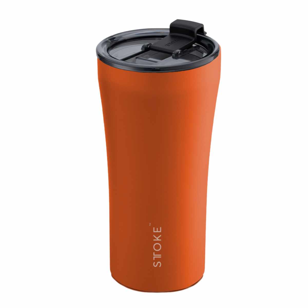 STTOKE ストーク タンブラー Gサイズ 16oz 470ml ( 保温 保冷 蓋付き 真空構造 完全密封 こぼれない おしゃれ 溢れない 真空断熱 水筒 コーヒー 持ち運び かわいい おすすめ プレゼント ギフト 密封 ) 【サンバーストオレンジ】 サンバーストオレンジ