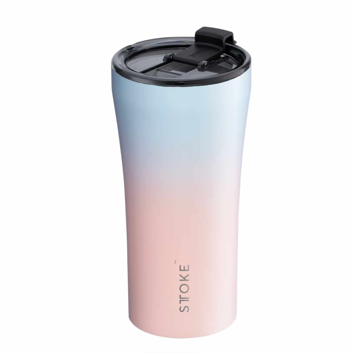 STTOKE ストーク タンブラー Gサイズ 16oz 470ml ( 保温 保冷 蓋付き 真空構造 完全密封 こぼれない おしゃれ 溢れない 真空断熱 水筒 コーヒー 持ち運び かわいい おすすめ プレゼント ギフト 密封 ) 【スカイブラッシュ】 スカイブラッシュ