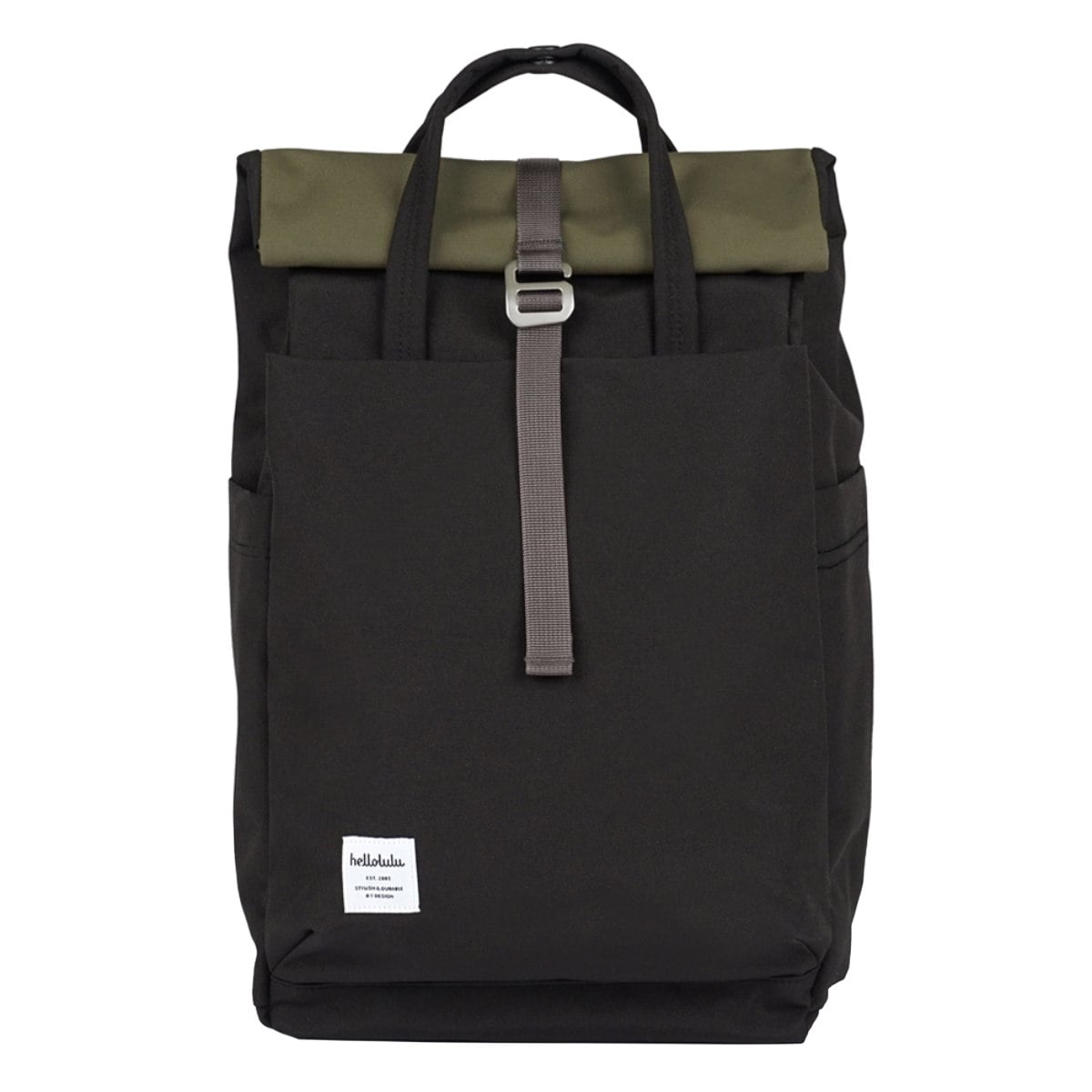 【25年FW新色】 ケーシー ( KACY ) ( リュックサック リュック ビジネスリュック バッグ かばん 鞄 11L レディース メンズ 軽い 撥水 通学 通勤 PC収納 ロールトップ おしゃれ ) 【CAPULETOLIVE×FLATBLACK】 CAPULETOLIVE×FLATBLACK