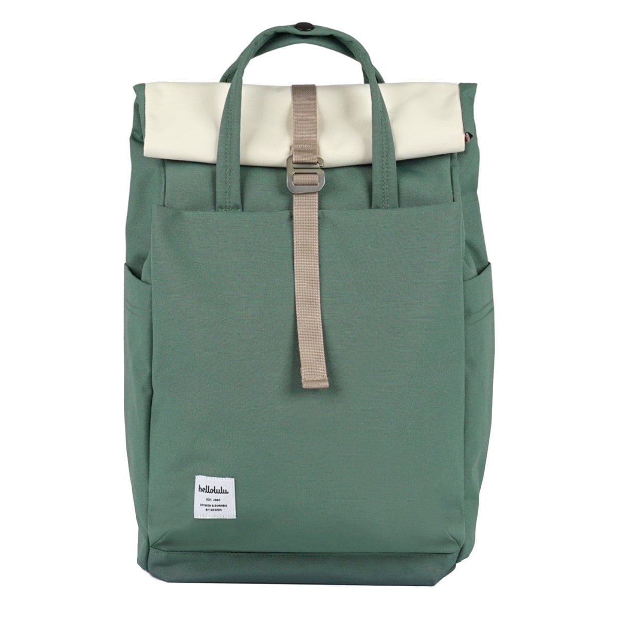 【25年FW新色】 ケーシー ( KACY ) ( リュックサック リュック ビジネスリュック バッグ かばん 鞄 11L レディース メンズ 軽い 撥水 通学 通勤 PC収納 ロールトップ おしゃれ ) 【PALEYELLOW×SEABLUE】 PALEYELLOW×SEABLUE