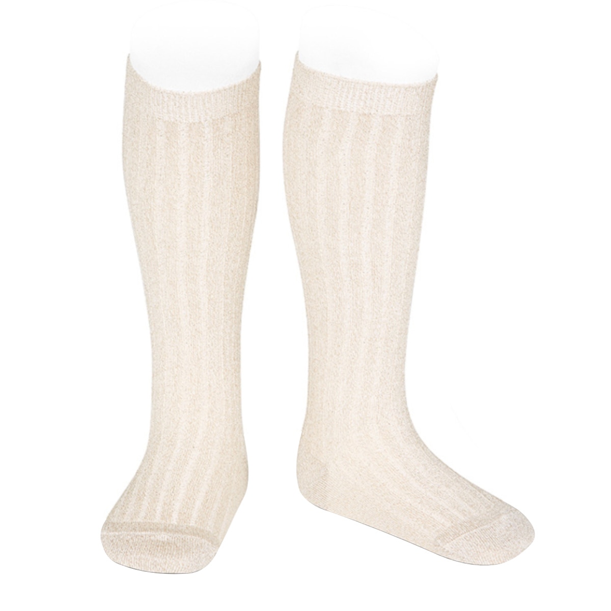 靴下 condor コンドル 子供 14.5~24.5cm ブライト リブ ニーソックス ( ソックス 子ども用靴下 キッズ ジュニア くつ下 くつした リブソックス ハイソックス 丈夫 スペイン製 おしゃれ 14.5 15 15.5 16 17 17.5 18 cm ) 【オロ 8】 オロ 8