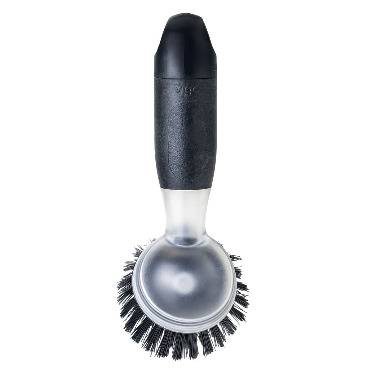 食器洗い Vigar レンゴ ソープ ディッシュブラシ ( ヴィガール キッチンブラシ ワンプッシュ キッチン ブラシ たわし タワシ キッチン用ブラシ 洗浄ブラシ 台所ブラシ 洗い物 鍋 フライパン ) 【BLACK】 BLACK