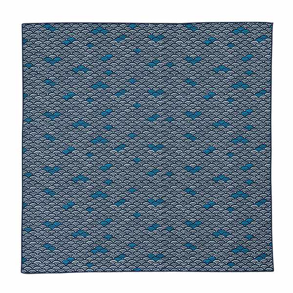 風呂敷 54cm HAKOYA 綿 （ お弁当包み 小風呂敷 ふろしき ランチクロス 和柄 ランチョンマット ナフキン お弁当 包み 袱紗 ふくさ ご祝儀 小さめ 中巾 ）【 ブルー 】