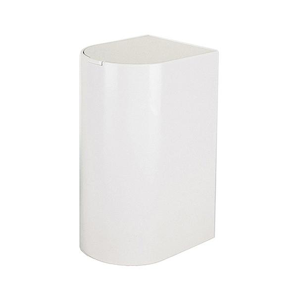 marna マーナ SLIMトイレポット （ トイレ ポット サニタリーボックス ゴミ箱 シンプル ホワイト 白 おしゃれ トイレ掃除 掃除グッズ ブラウン ピンク ） 【ホワイト】