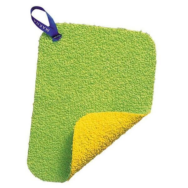 marna マーナ これは使える！ 水垢とりダスター W193 （ クロス 万能クロス 雑巾 ふきん ぞうきん 拭き掃除 水垢 水回り 掃除 洗面所 キッチン 水あか 水アカ 茶渋 落とす 洗剤なし クリーナー シンク掃除 ） 【グリーン】