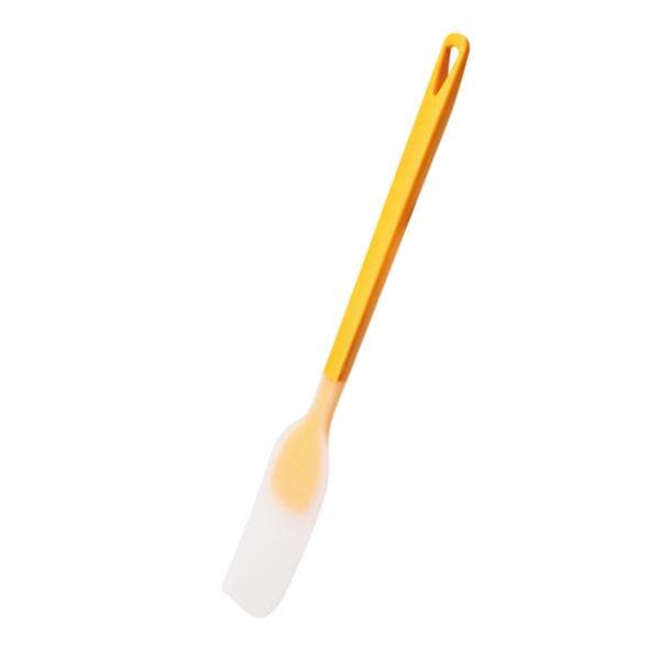 MARNA へら トライアングリップ シリコーンヘラ （ スパチュラ キッチンツール シリコン製 マーナ シリコンヘラ シリコンスパチュラ グッドデザイン賞 シリコーン製 キッチン用品 食洗器対応 製菓道具 お菓子作り ） 【イエロー】