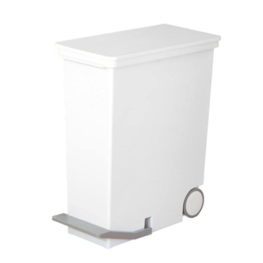 ゴミ箱 縦型 33L 分別 オルア ふた付き （ ごみ箱 33リットル 縦置き スリム ペダル式 キャスター付 シンプル ホワイト 分別ゴミ箱 角型 リビング 袋が見えない おしゃれ 白 キッチン ダイニング ごみばこ ） 【ホワイト】